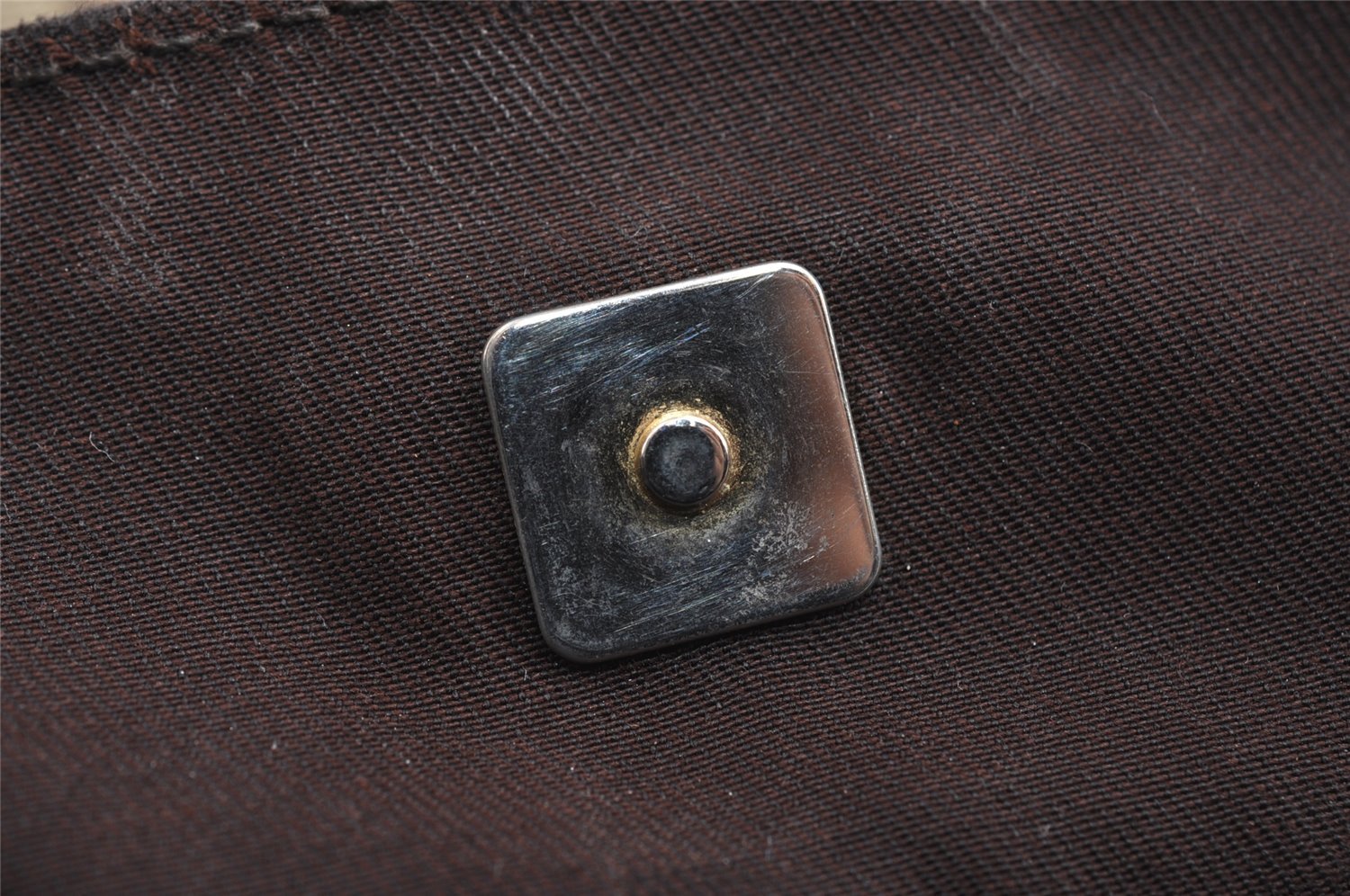 Authentic GUCCI Abbey Shoulder Tote Bag GG Canvas Leather 146247 Brown 8477I