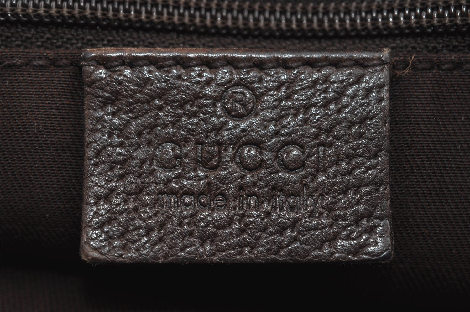 Authentic GUCCI Abbey Shoulder Tote Bag GG Canvas Leather 146247 Brown 8477I