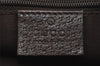 Authentic GUCCI Abbey Shoulder Tote Bag GG Canvas Leather 146247 Brown 8477I