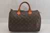 Authentic Louis Vuitton Monogram Speedy 30 Hand Boston Bag M41526 LV 8478M