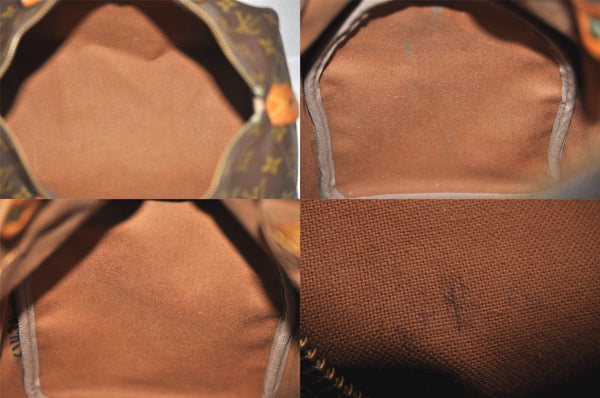 Authentic Louis Vuitton Monogram Speedy 30 Hand Boston Bag M41526 LV 8478M