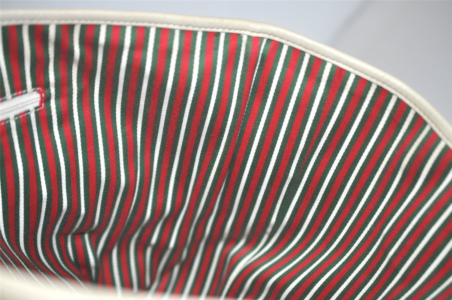 Authentic GUCCI New Britt Shoulder Tote Bag GG Canvas Leather 169946 Brown 8479I