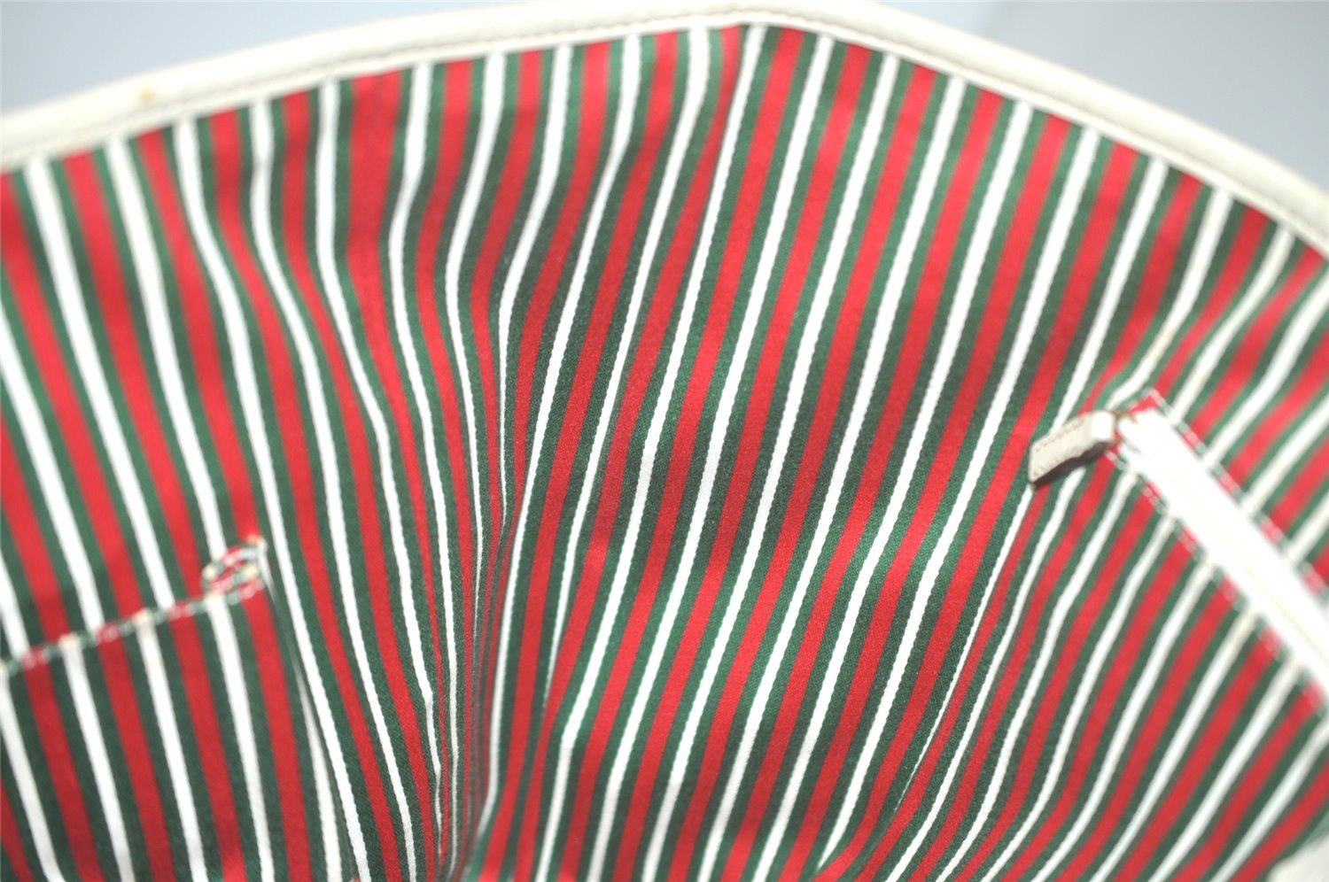 Authentic GUCCI New Britt Shoulder Tote Bag GG Canvas Leather 169946 Brown 8479I