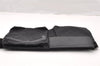 Authentic GUCCI Vintage Waist Body Bag Purse GG Canvas Leather 28566 Black 8480I