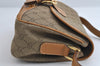 Authentic GUCCI Shoulder Cross Body Bag GG Canvas Leather Khaki Green 8481I