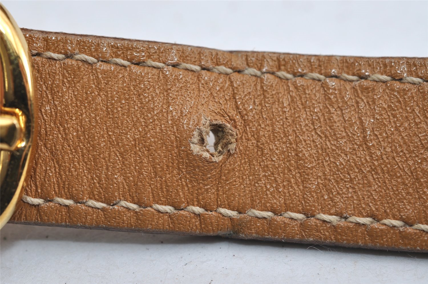 Authentic GUCCI Shoulder Cross Body Bag GG Canvas Leather Khaki Green 8481I