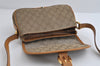 Authentic GUCCI Shoulder Cross Body Bag GG Canvas Leather Khaki Green 8481I
