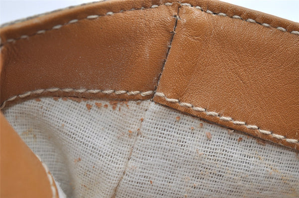 Authentic GUCCI Shoulder Cross Body Bag GG Canvas Leather Khaki Green 8481I