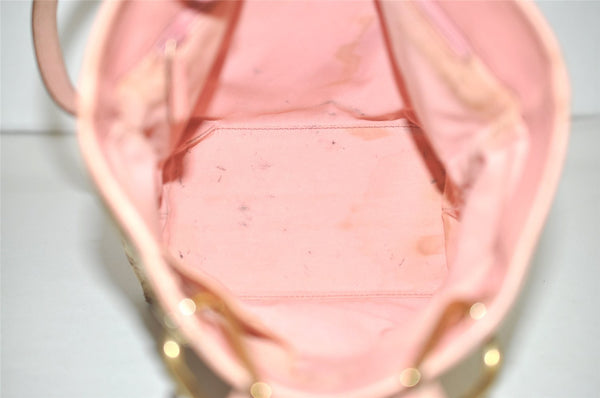 Authentic GUCCI Eclipse Shoulder Tote Bag GG Canvas Leather 120840 Brown 8483I