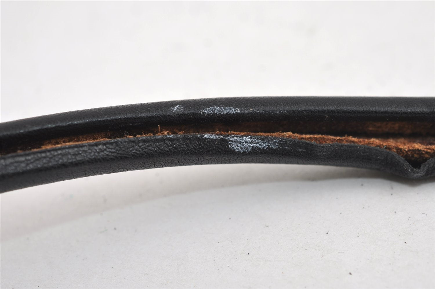 Authentic GUCCI Vintage Shoulder Bag Purse GG Canvas Leather 0013812 Black 8484I