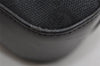 Authentic GUCCI Vintage Shoulder Bag Purse GG Canvas Leather 0013812 Black 8484I