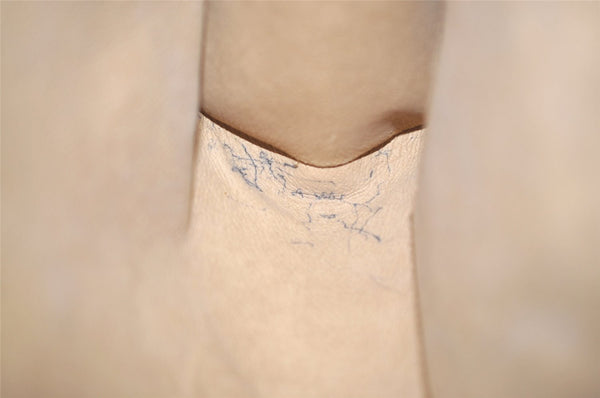 Authentic GUCCI Web Sherry Line Clutch Hand Bag Purse GG PVC Leather Brown 8486I