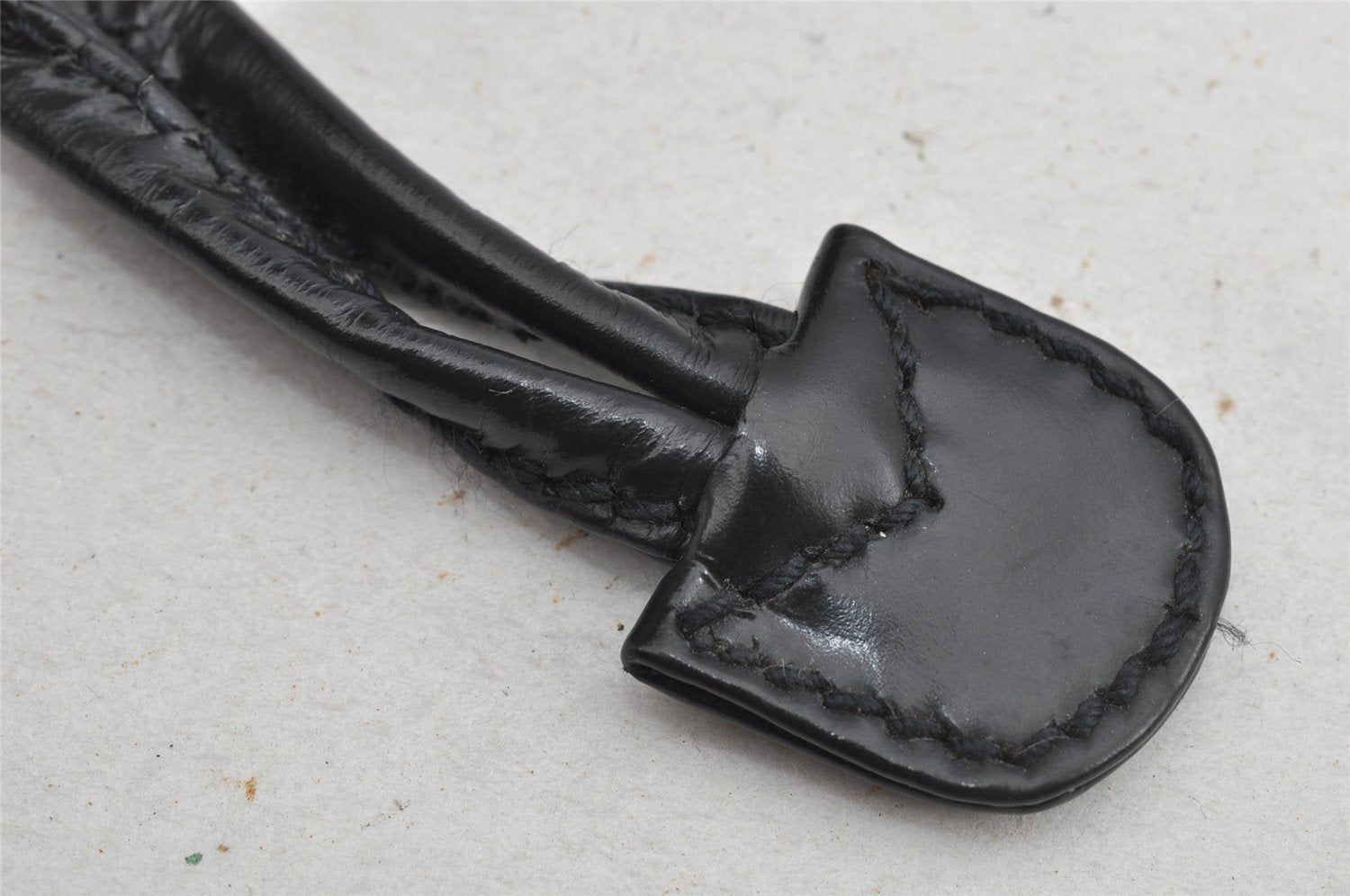 Authentic GUCCI Bamboo Vintage Drawstring Backpack Nylon Leather Black 8487I