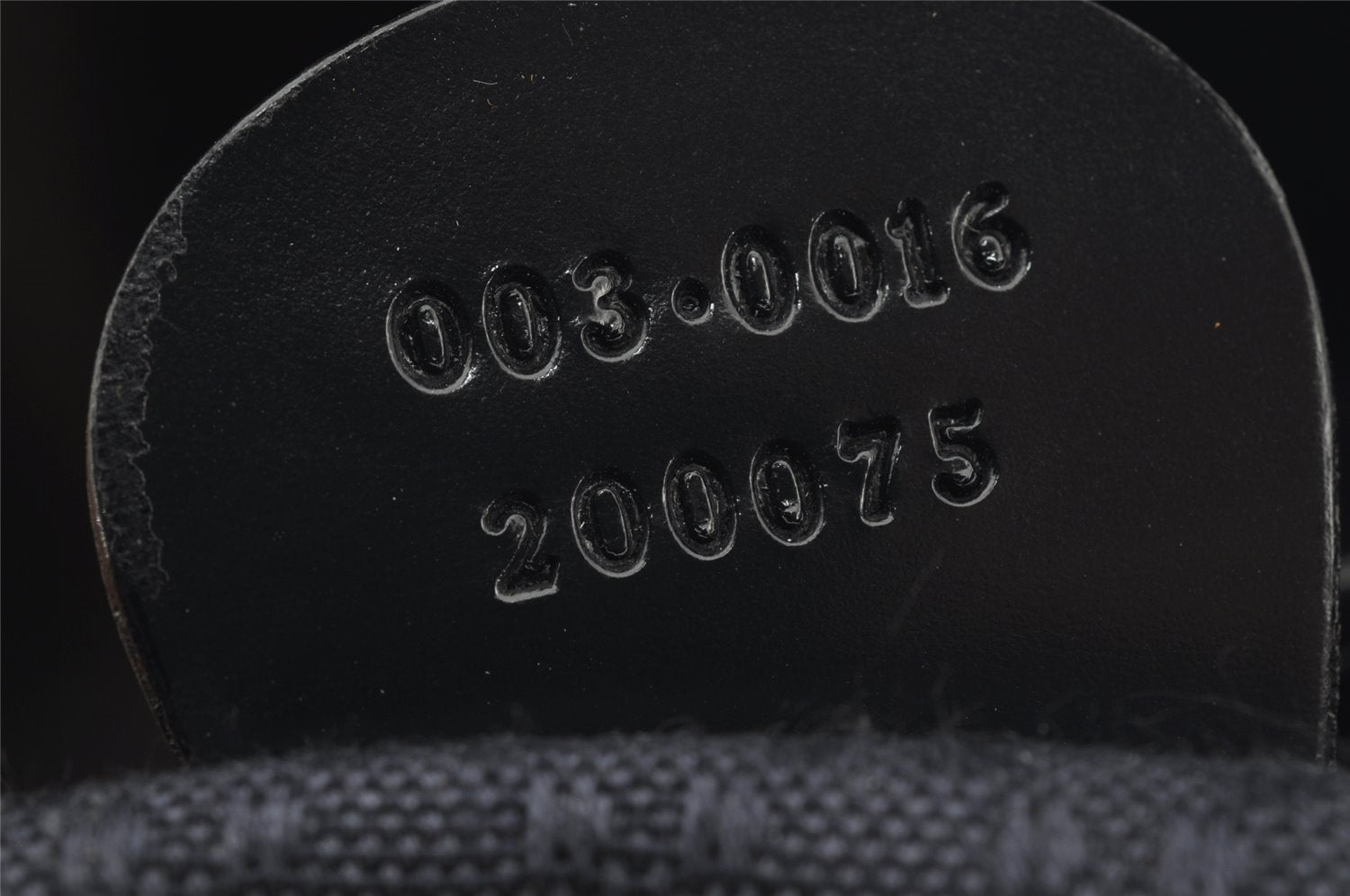 Authentic GUCCI Bamboo Vintage Drawstring Backpack Nylon Leather Black 8487I