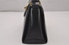 Authentic GUCCI Vintage Shoulder Hand Bag Purse Leather Black 8488I