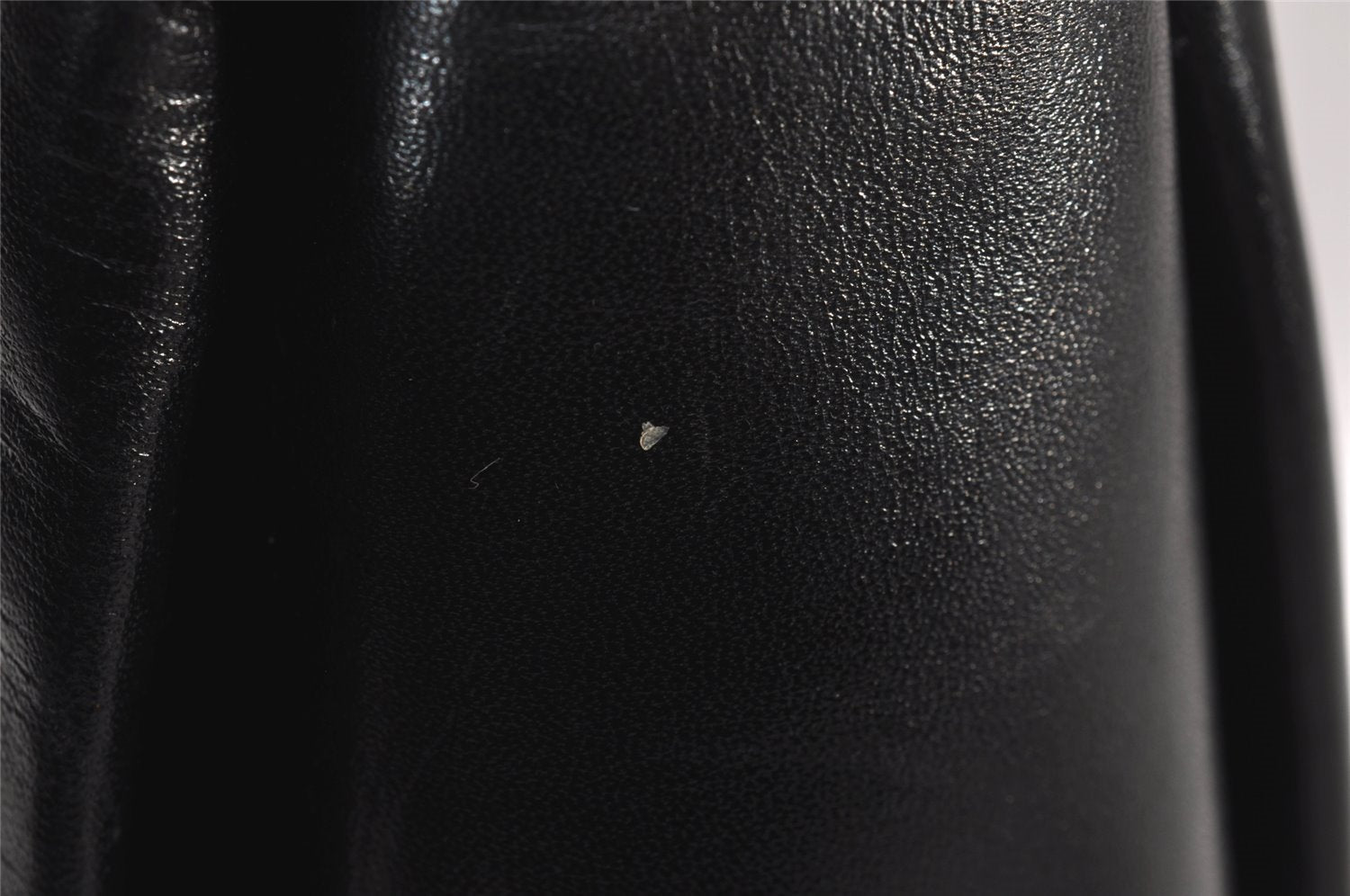 Authentic GUCCI Vintage Shoulder Hand Bag Purse Leather Black 8488I