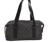 Authentic GUCCI Shoulder Tote Bag Purse GG Canvas Leather 92734 Black 8489I