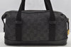 Authentic GUCCI Shoulder Tote Bag Purse GG Canvas Leather 92734 Black 8489I
