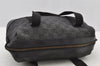 Authentic GUCCI Shoulder Tote Bag Purse GG Canvas Leather 92734 Black 8489I