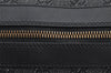 Authentic GUCCI Shoulder Tote Bag Purse GG Canvas Leather 92734 Black 8489I