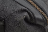 Authentic GUCCI Shoulder Tote Bag Purse GG Canvas Leather 92734 Black 8489I