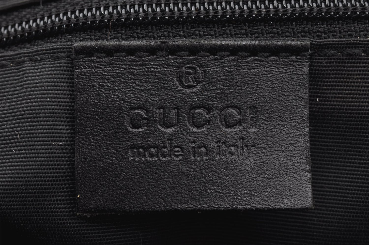 Authentic GUCCI Shoulder Tote Bag Purse GG Canvas Leather 92734 Black 8489I