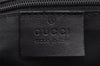 Authentic GUCCI Shoulder Tote Bag Purse GG Canvas Leather 92734 Black 8489I