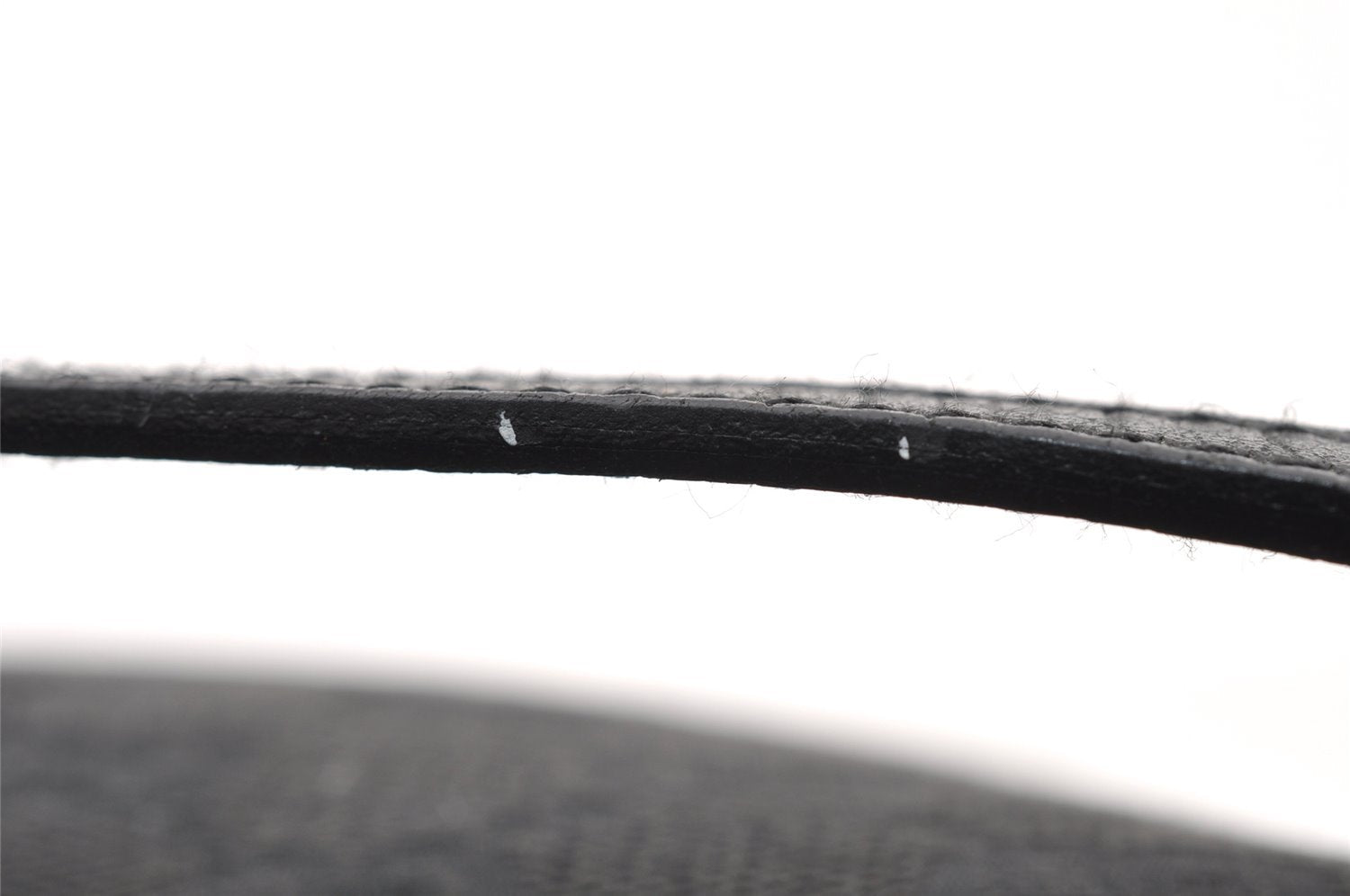 Authentic GUCCI Vintage Hand Bag Pouch Purse GG Canvas Leather 07198 Black 8490I