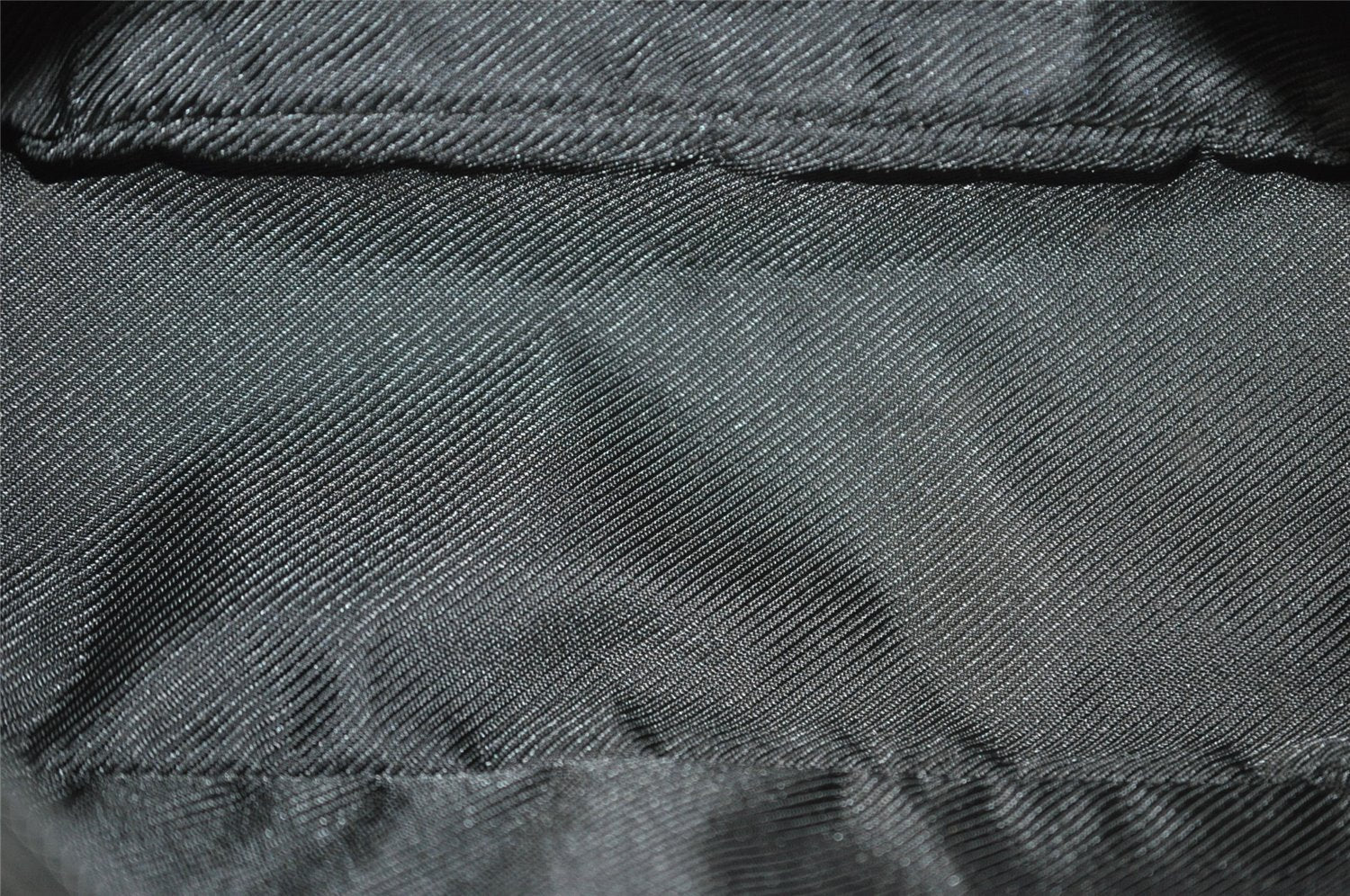 Authentic GUCCI Vintage Hand Bag Pouch Purse GG Canvas Leather 07198 Black 8490I