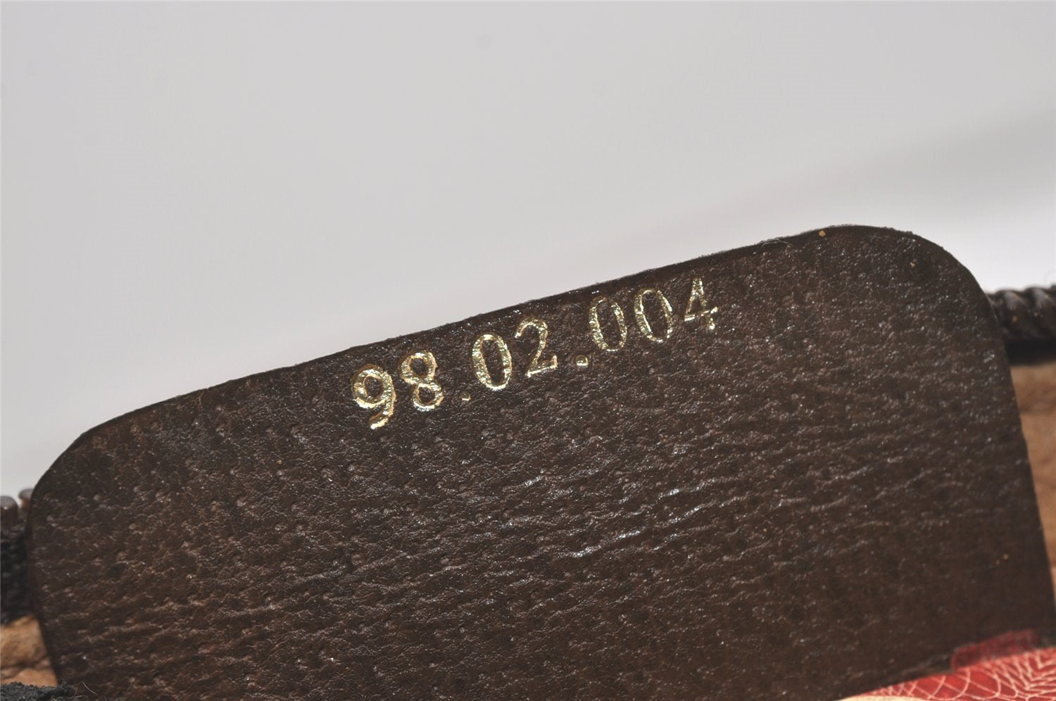 Authentic GUCCI Web Sherry Line Shoulder Cross Bag GG PVC Leather Brown 8492I