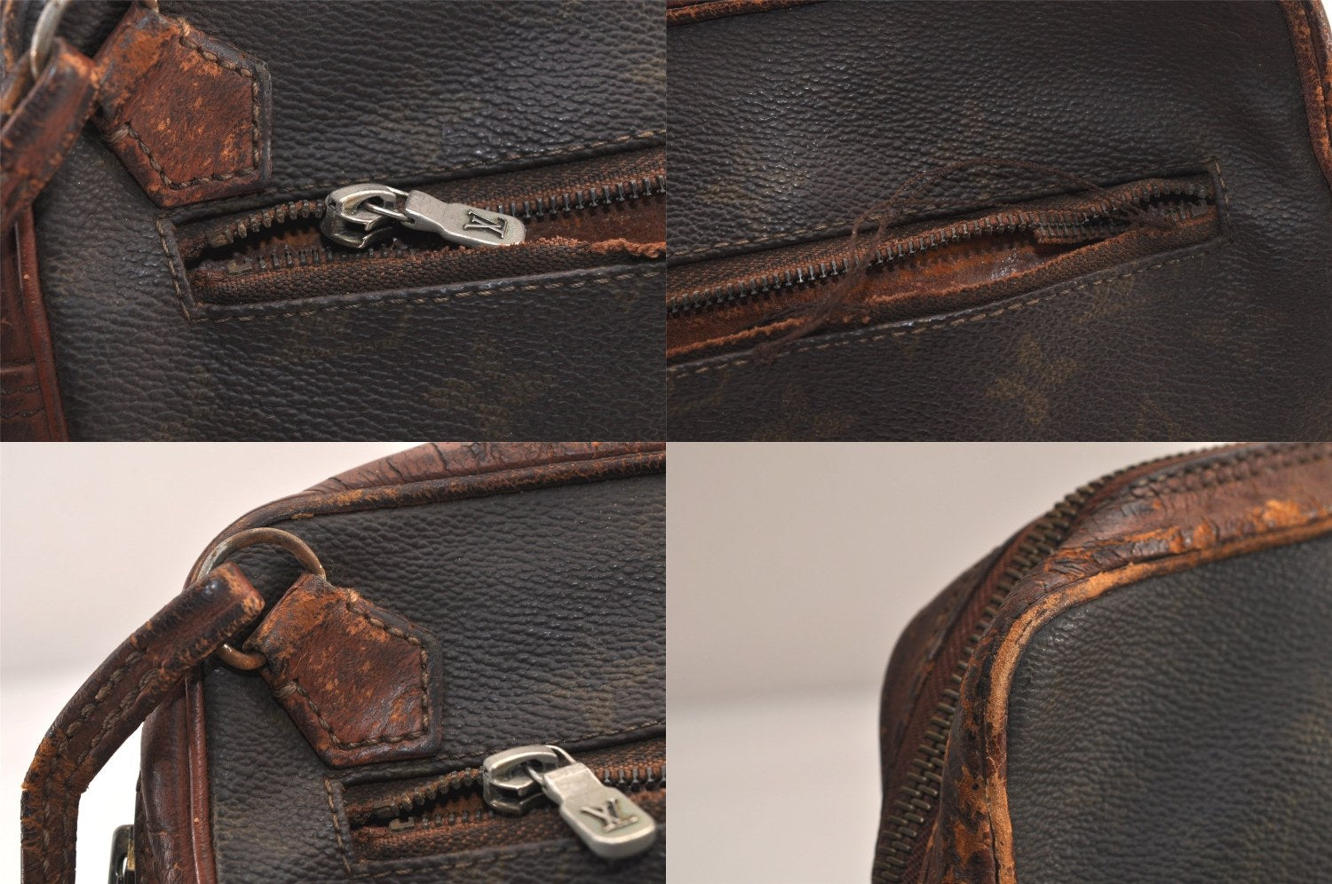 Authentic Louis Vuitton Monogram Pochette Sport Clutch Hand Bag Old Model 8492M