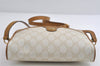 Authentic GUCCI Vintage Shoulder Cross Body Bag Purse GG PVC Leather White 8493I