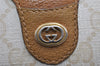 Authentic GUCCI Vintage Shoulder Cross Body Bag Purse GG PVC Leather White 8493I
