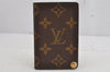 Auth Louis Vuitton Monogram Porte Cartes Credit Pression M60937 Card Case 8493J
