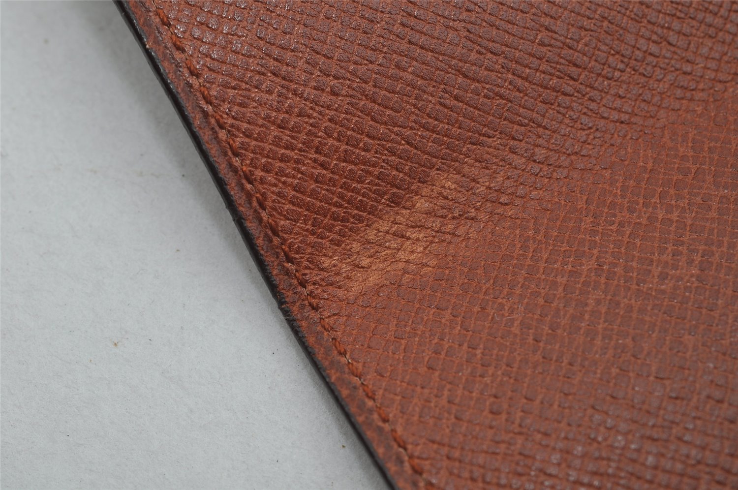 Auth Louis Vuitton Monogram Porte Cartes Credit Pression M60937 Card Case 8493J