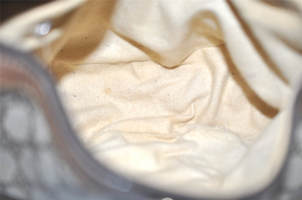 Authentic GUCCI Web Sherry Line Shoulder Cross Bag GG PVC Leather Brown 8494I