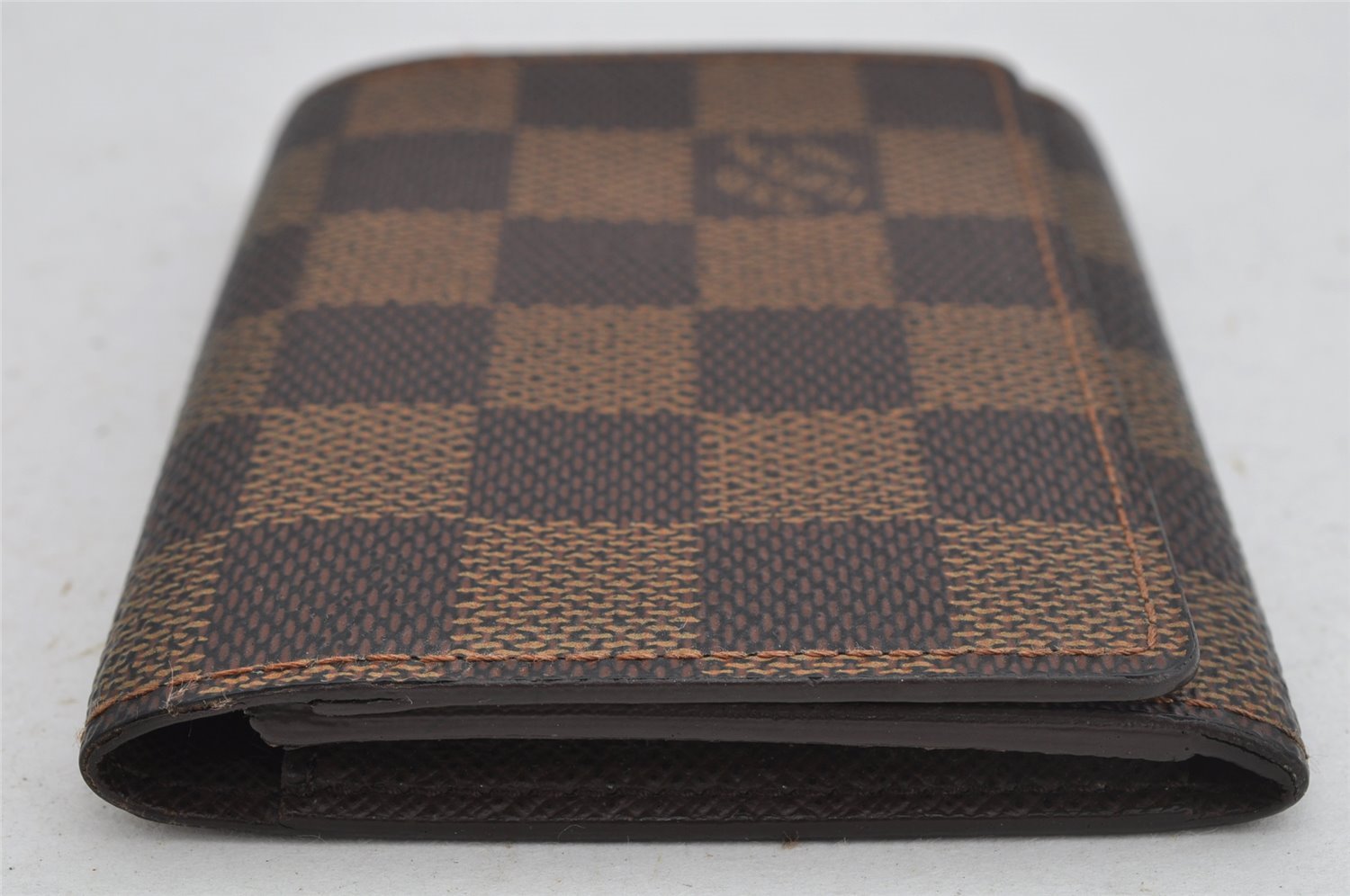 Authentic Louis Vuitton Damier Enveloppe Cartes de Visite N62920 Card Case 8494J