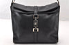 Authentic GUCCI Jackie Shoulder Hand Bag Purse Leather 0013734 Black 8495I