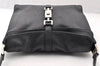 Authentic GUCCI Jackie Shoulder Hand Bag Purse Leather 0013734 Black 8495I
