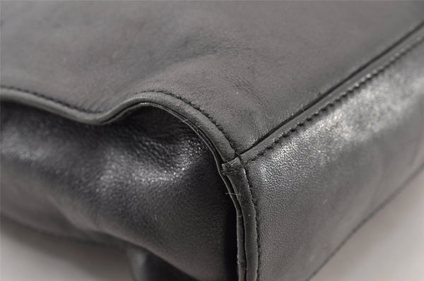 Authentic GUCCI Jackie Shoulder Hand Bag Purse Leather 0013734 Black 8495I