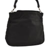 Authentic GUCCI Bamboo Shoulder Hand Bag Nylon Leather 0011638 Black 8496I