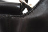 Authentic GUCCI Bamboo Shoulder Hand Bag Nylon Leather 0011638 Black 8496I