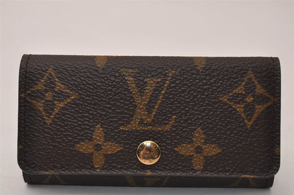 Authentic Louis Vuitton Monogram Multicles 4 Four Hooks Key Case M62631 LV 8496J
