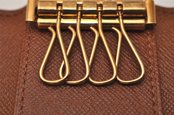 Authentic Louis Vuitton Monogram Multicles 4 Four Hooks Key Case M62631 LV 8496J