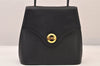Authentic GIVENCHY Vintage Leather Shoulder Hand Bag Purse Black 8496M