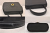 Authentic GIVENCHY Vintage Leather Shoulder Hand Bag Purse Black 8496M