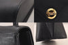 Authentic GIVENCHY Vintage Leather Shoulder Hand Bag Purse Black 8496M