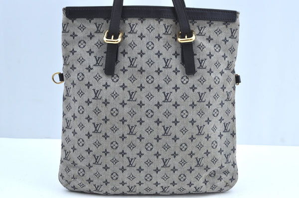 Auth Louis Vuitton Monogram Mini Francoise Blue M92208 Shoulder Hand Bag 8497G