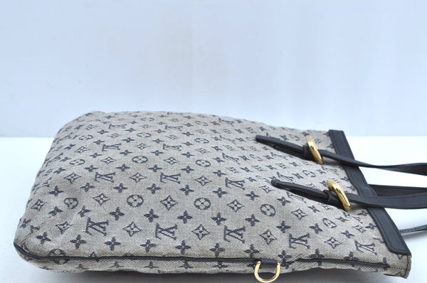 Auth Louis Vuitton Monogram Mini Francoise Blue M92208 Shoulder Hand Bag 8497G