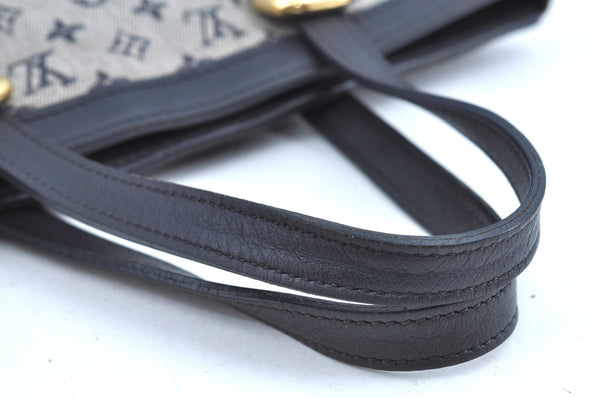 Auth Louis Vuitton Monogram Mini Francoise Blue M92208 Shoulder Hand Bag 8497G